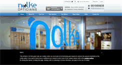 Desktop Screenshot of nolkeopticians.com